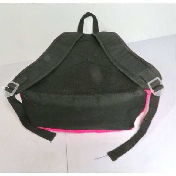 Kensie Girl Kitty Ears Sequin Pink Iridescent Computer Laptop Backpack Rare - Picture 7 of 7